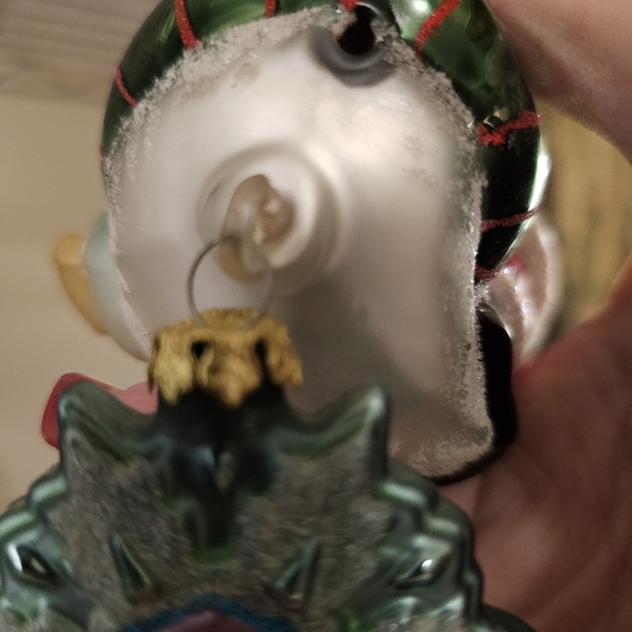 Blown Glass Santa and Snowman Ornament - Picture 6 of 13